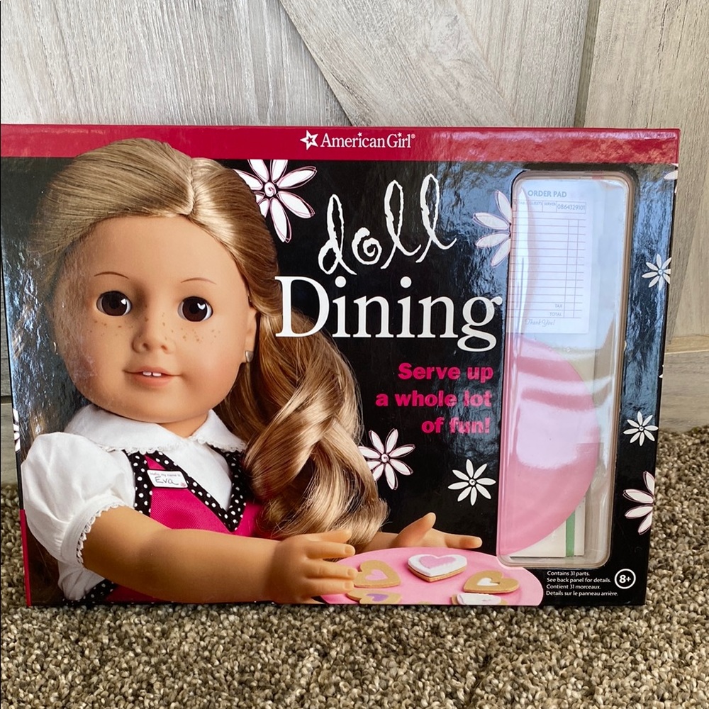 New American Girl Pink Dining Set for Dolls